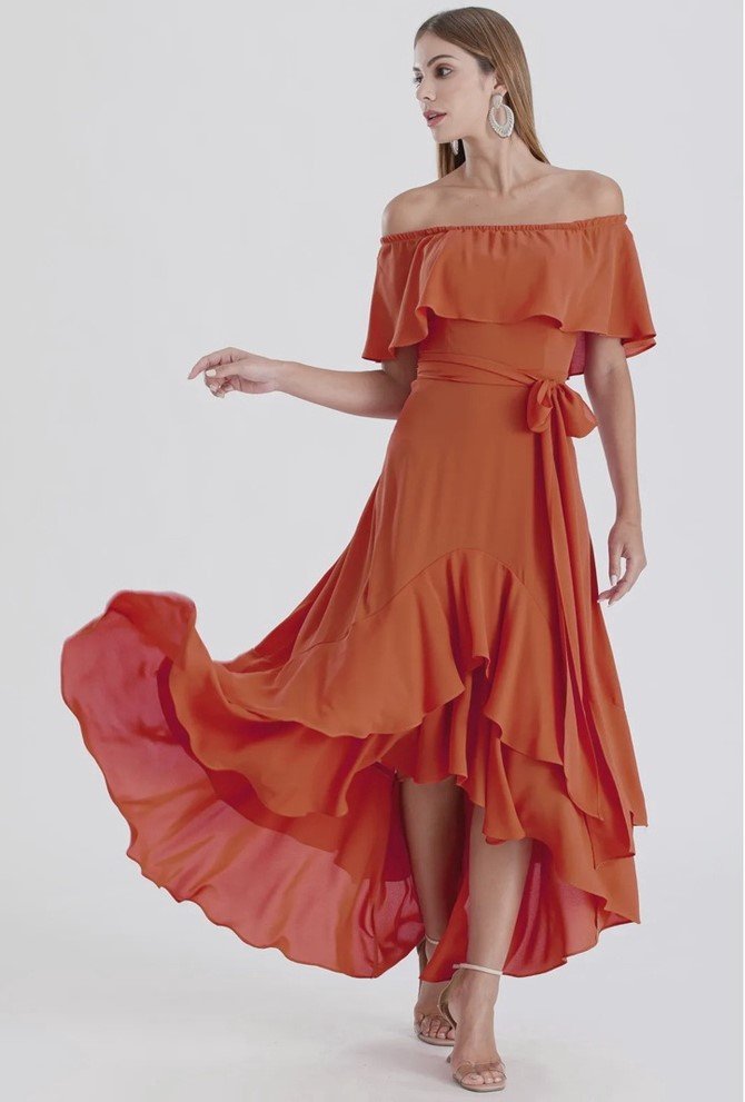 60 modelos de vestidos terracota para inspirarte y elegir el tuyo