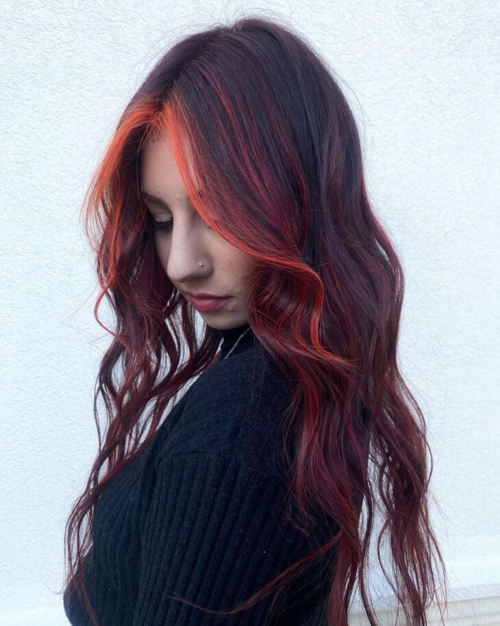 ombre pelo rojo 34