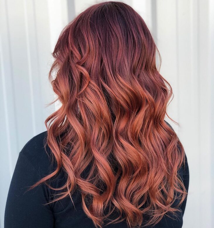 ombre pelo rojo 39