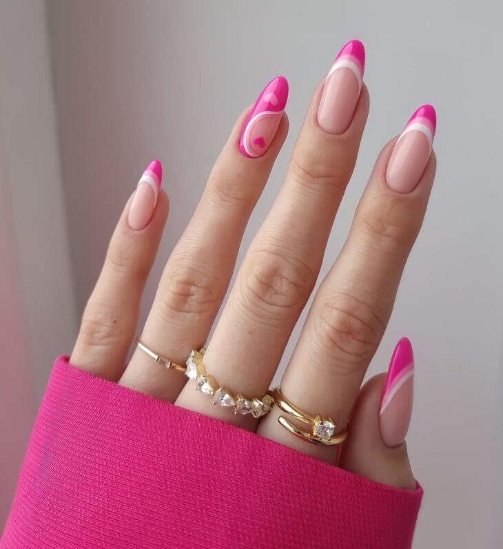 esmalte de uñas rosa 17