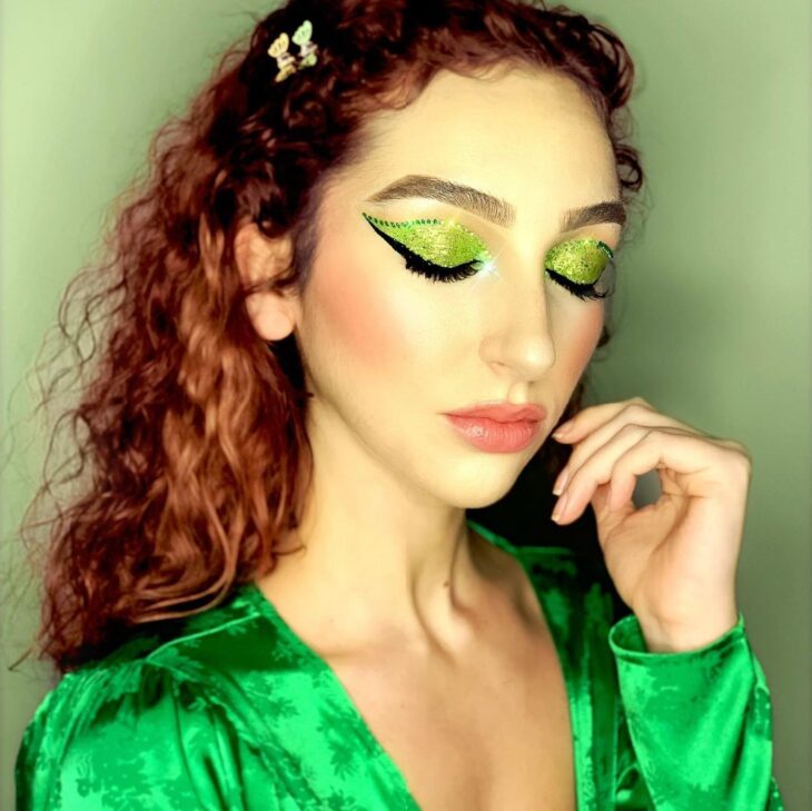 maquillaje verde 22
