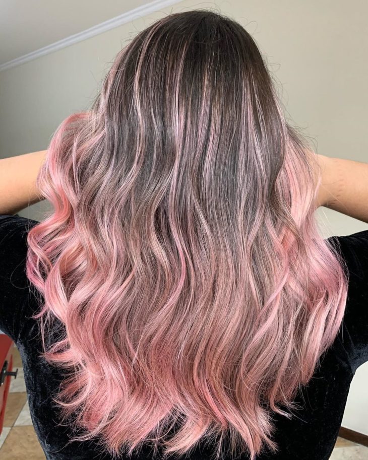 cabello rosa pastel 36