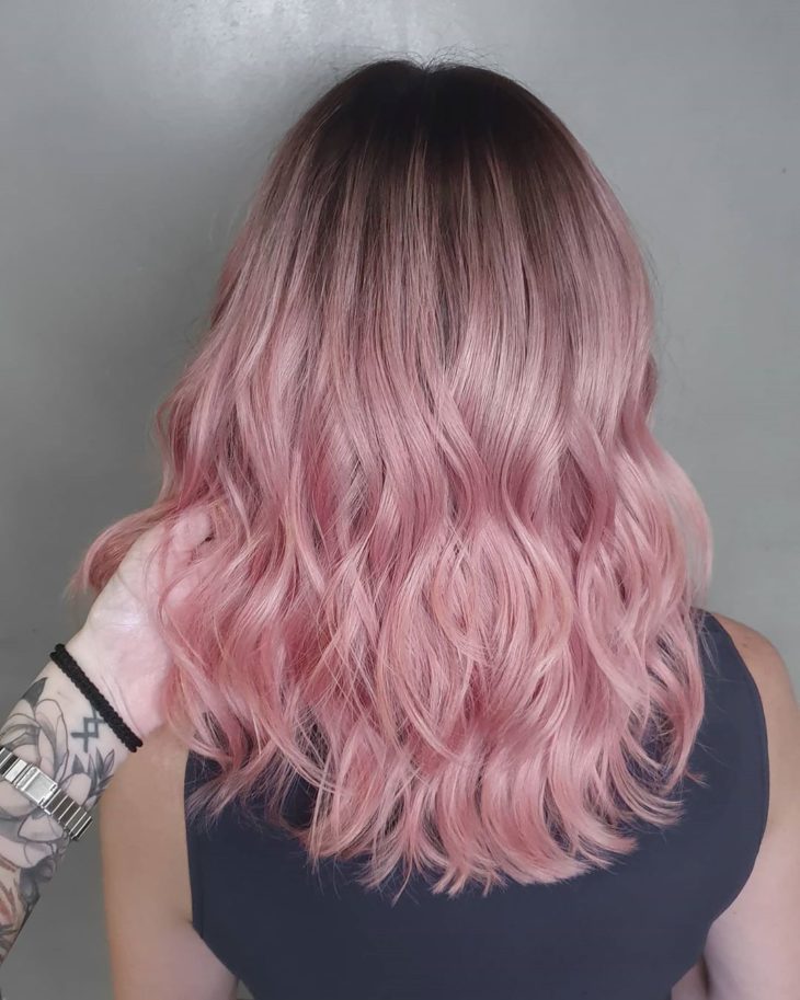 cabello rosa pastel 45