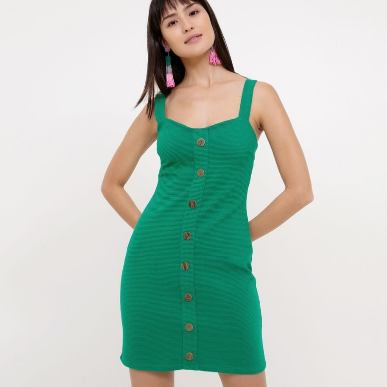 Vestido verde: 60 inspiraciones para que le des unas vacaciones a tu negrita